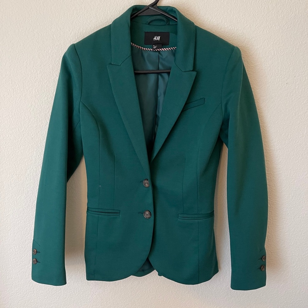 H&M Green Blazer
